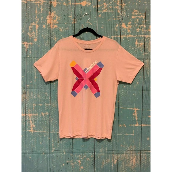 Homoco Pink 100% Graphic Crew Neck Cotton T-Shirt Size Small - Picture 6 of 6
